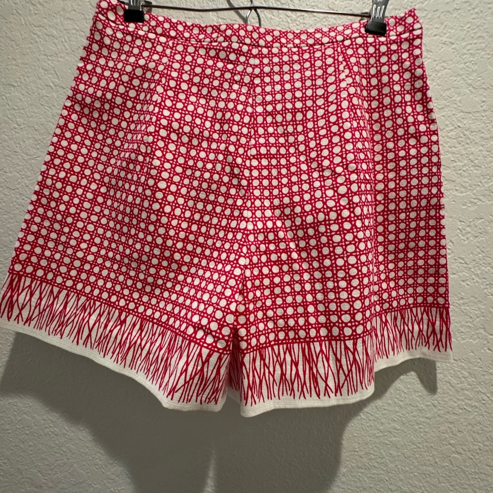 NWT Trina Turk Wisteria Short High Waist Pink Patterned - Picture 4 of 8